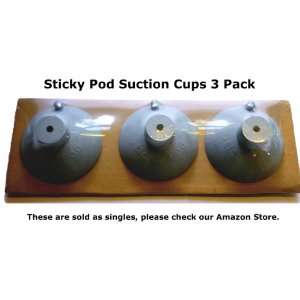  Sticky Pod Suction Cup 3 Pack: Home Improvement