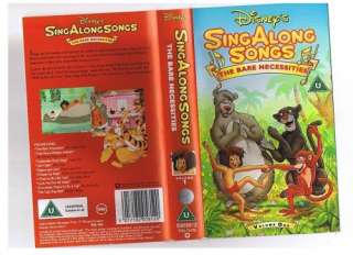 Disneys Sing Along SongsThe Bare Necessities. Vol 1 [VHS]