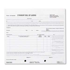  New Shipping Bill of Lading Short Form 8 1/2 x 7 Case Pack 
