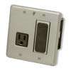   Panamax MIW POWER PRO PFP Power Outlet Faceplate   Silver: Electronics