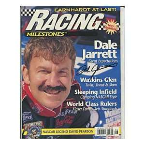  Dale Jarrett Autographed/Signed Racing Magazine Sports 