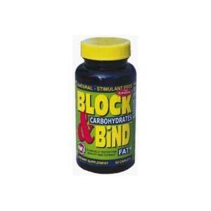 Block&Bind Carb Blocking and Fat Binding Weight Control, 120ct (2 Pack 