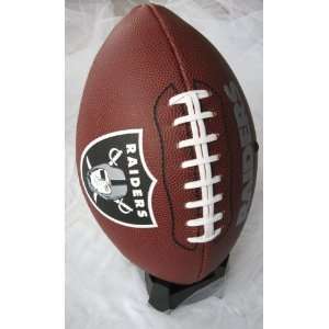  Raiders NFL Full Size Football & Kicking Tee A FREE SPORT 