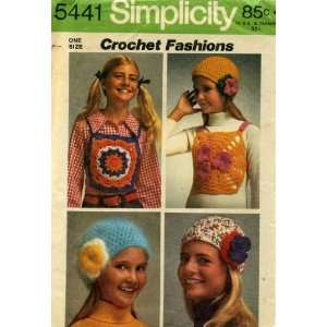  Vintage 1970s Crochet Vest and Hat Crochet Instructions 
