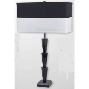 26 Inches Tall Rectangle Black and White Urban Contemporary Modern 