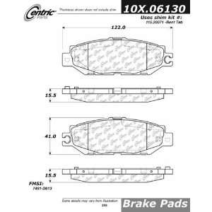  Centric Parts 105.06130 Ceramic Brake Pad: Automotive