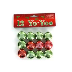   Pack of 48   Mini Holiday Yo Yos (Each) By Bulk Buys: Everything Else