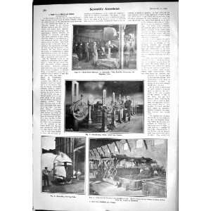 1905 Scientific American France Gas Works Clichy Hectolitres Verseurs 