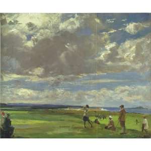   Lavery   24 x 20 inches   Golf links at North Berwick