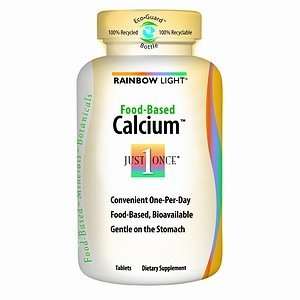  Rainbow Light Food Based Calcium 180 Tablets: Health 