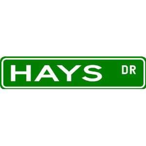  HAYS Street Sign ~ Family Lastname Sign ~ Gameroom 
