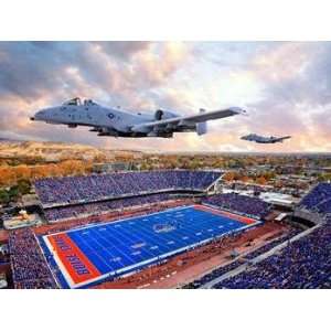  Boise State Broncos A 10 Warthogs Flyover Bronco Stadium 