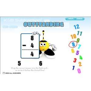  Subtraction Flash Cards Interactive: Office Products
