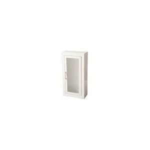   Cabinet Solid Door Primed Steel Semi Recessed 3in Round Edge Lockin