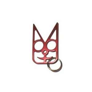  Safety Cat Womens Self Defense Keychain   Red: Sports 