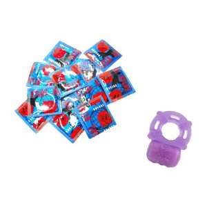   Latex Condoms Lubricated Colored 12 condoms Plus OMAZING ERECTION AIDS