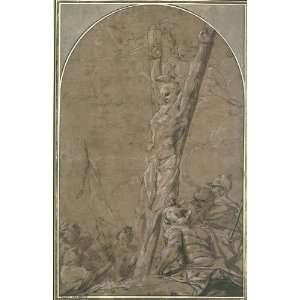   Preti   32 x 50 inches   Martyrdom of Saint Andrew