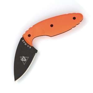 TDI Law Enforcement Knife Blaze Orange Handle Hard Sheath:  