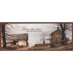    Bless This Home   Poster by John Rossini (10x4): Home & Kitchen