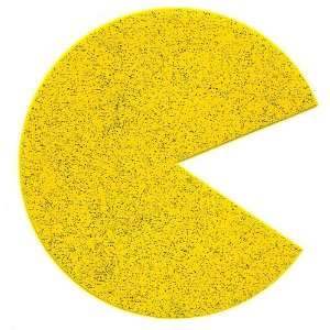  Pacman Pac Man yellow in video arcade game Glitter Iron On 