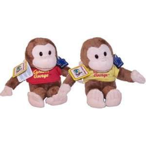   Plush  Curious George ( Set of 2   Yellow & Red Shirts ) (12 Inch