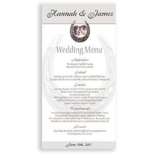    145 Wedding Menu Cards   Lucky Partners Light: Office Products