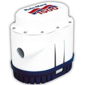   1500 GPH 12 Volt Bilge Pump With 1 1 8 Discharge: Sports & Outdoors