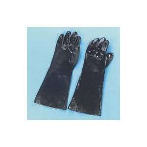  UFS8018L   UFS 18 Long Sleeve Lined Single Dip PVC Gloves 