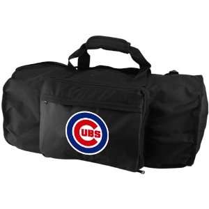MLB Chicago Cubs Foldaway Duffle (Medium, Black):  Sports 