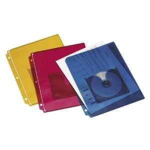   , Polypropylene, 3 Pack, Assorted Colors, (13700): Office Products