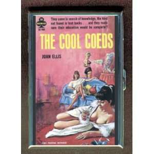 THE COOL COEDS COLLEGE PULP ID Holder, Cigarette Case or Wallet MADE 