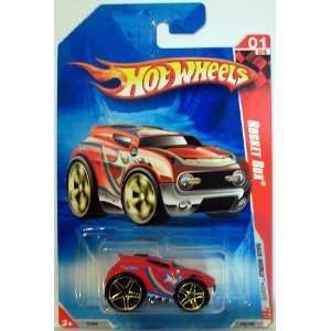  2010 Hot Wheels 205/240 Rocket Box Red 1:64: Toys & Games