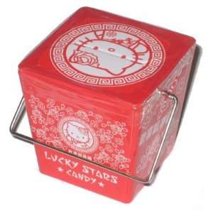    Hello Kitty Lucky Stars Take Out Candy Tin 17212: Toys & Games