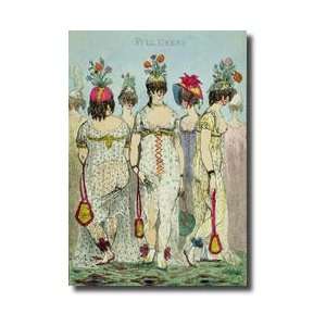   Ladies In Winter Dresses For 1800 1799 Giclee Print: Home & Kitchen