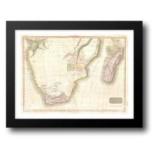  1818 Pinkerton Map of Southern Africa 28x22 Framed Art 