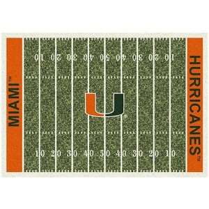  Miami Hurricanes 310 x 54 Homefield Rug: Sports & Outdoors