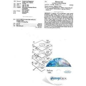   Patent CD for Z CUT CRYSTAL ELECTRO OPTICAL MODULATOR: Everything Else