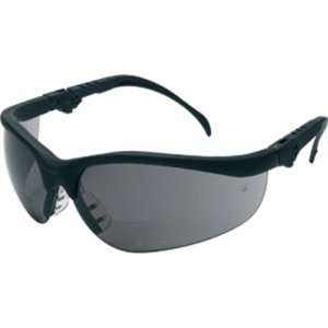  Safety Glasses   Klondike Magnifier   Black Frame   Grey 