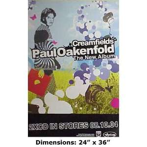  PAUL OAKENFOLD Creamfields Poster 24x36 