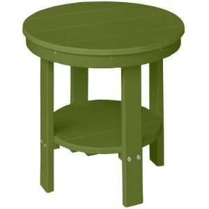  Round End Table   22 in high   Kiwi Green: Patio, Lawn 