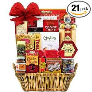 Valentines Imperial Gourmet Gift Basket:  Grocery 