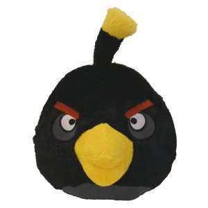  Angry Birds 16 Plush Black Bird With Sound: Toys & Games