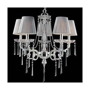   Polished Silver Princess Chandeliers Mid Sized: Home Improvement