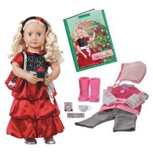  Our Generation Deluxe Christmas Doll with Book: Audrey Ann 