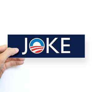  Anti Obama Sticker JOKE Anti obama Bumper Sticker by 