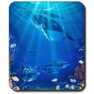  Decorative Mouse Pad Whale & Calf Sea Life Electronics