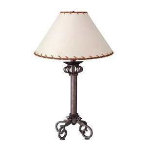 Desert Wrought Iron Four Foot Table Lamp: Home Improvement