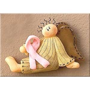 Honey & Me Pink Ribbon Angel Magnet