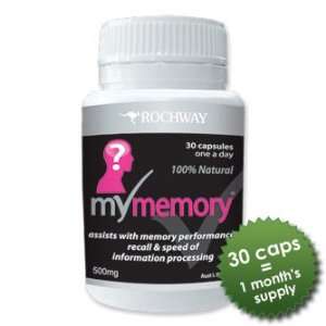 My memory (Capsules) / Assists with Memory Performance, Recall and 