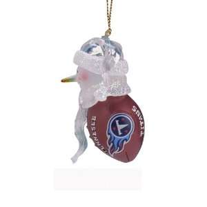   Titans NFL Acrylic Touchdown Snowman Ornament (2.75) 